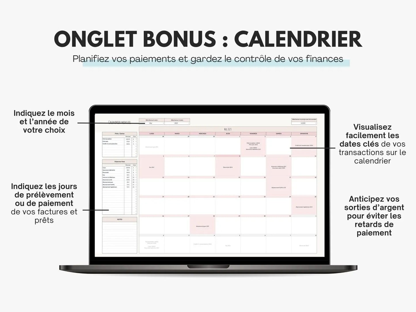 Tableau budget familial et couple