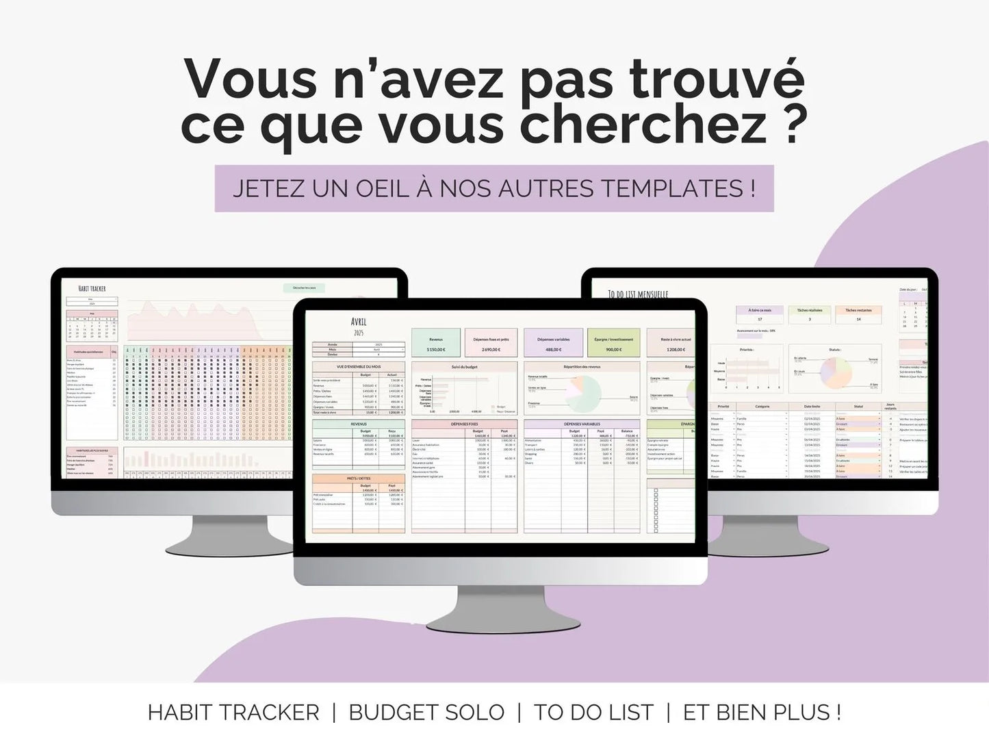 Jetez un oeil à nos autres templates Google sheets et Excel