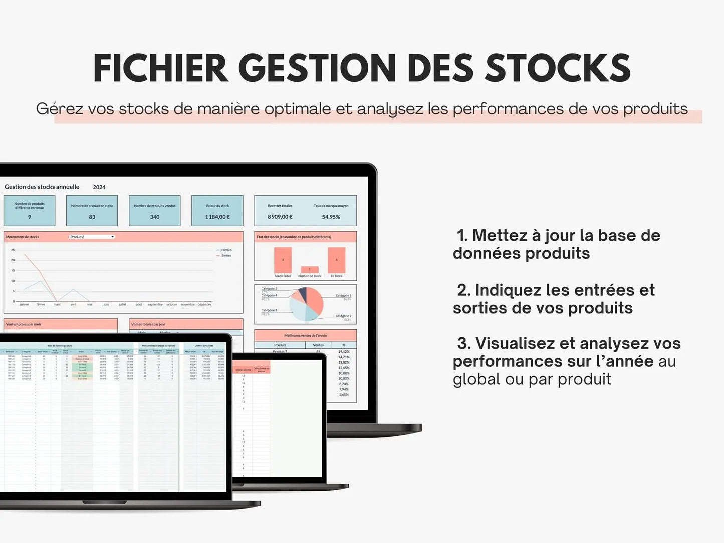 Gestion des stocks Google sheets