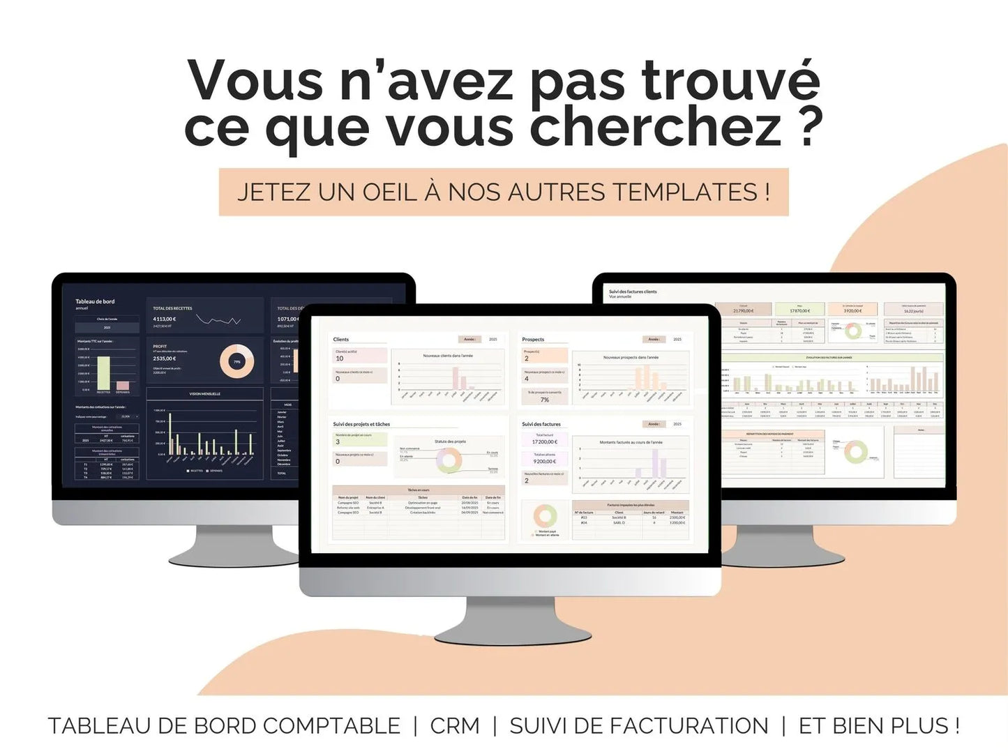 Vous n’avez pas trouvé ce que vous cherchez ? Jetez un oeil à nos autres templates