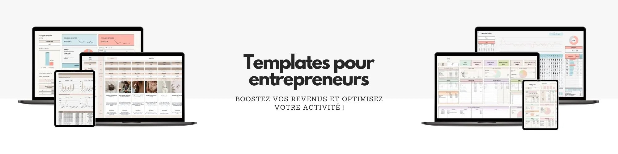 Ultimate Girl Boss Tool - Templates Google sheets et Excel pour entrepreneurs