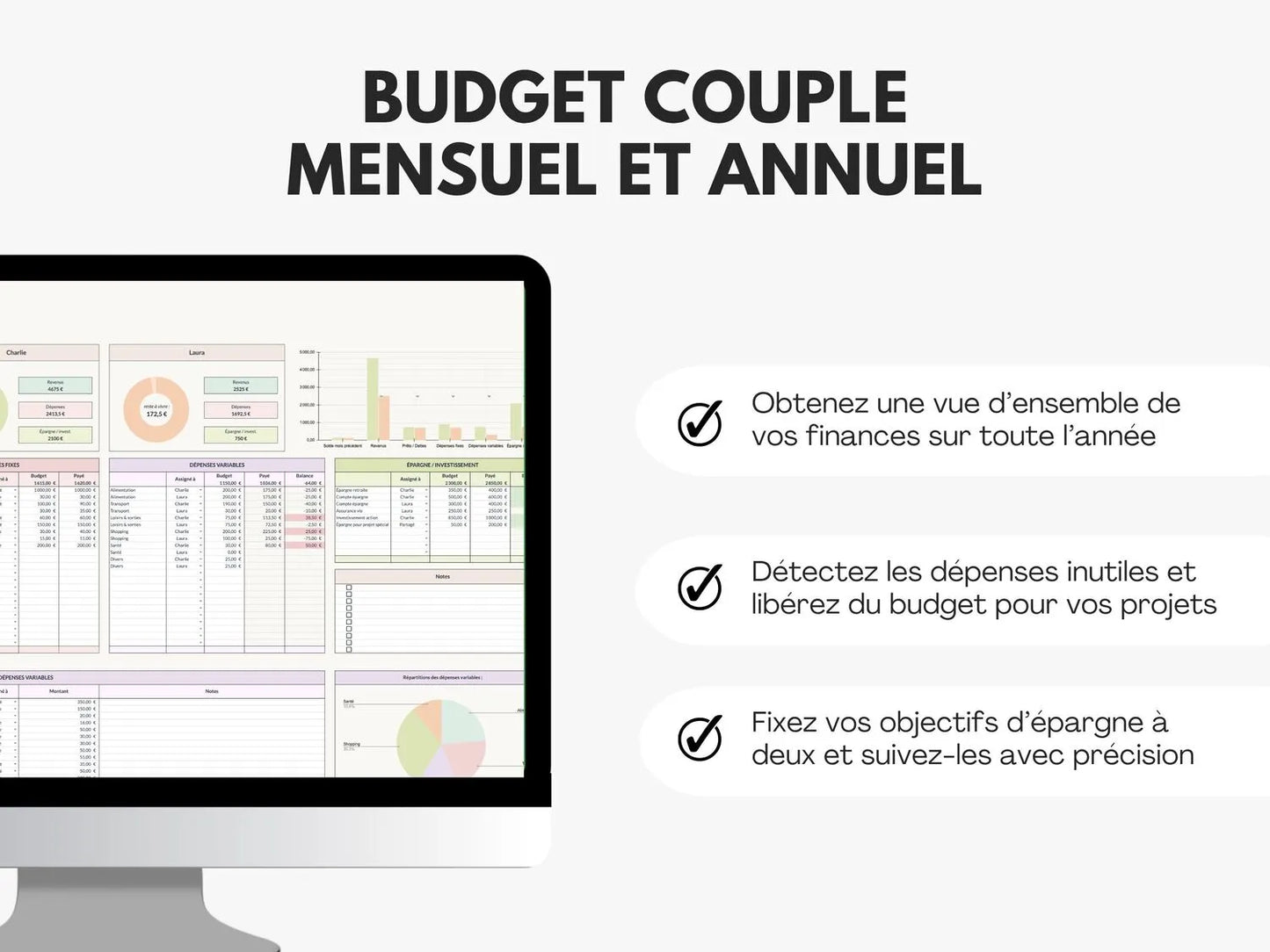 Tableau budget familial et couple