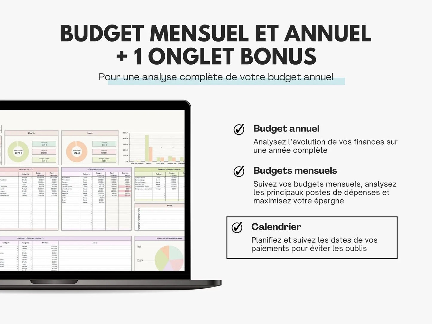 Tableau budget familial et couple