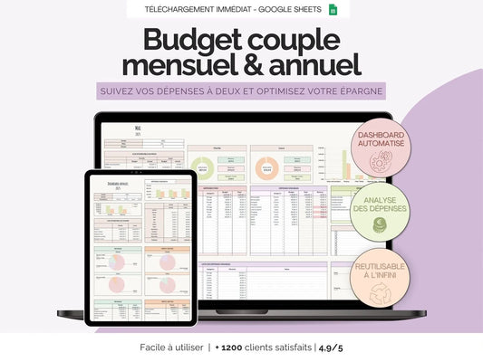 Tableau budget familial et couple