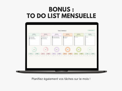 To do list mensuelle Google sheets
