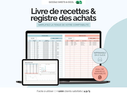 Livre des recettes auto entrepreneur