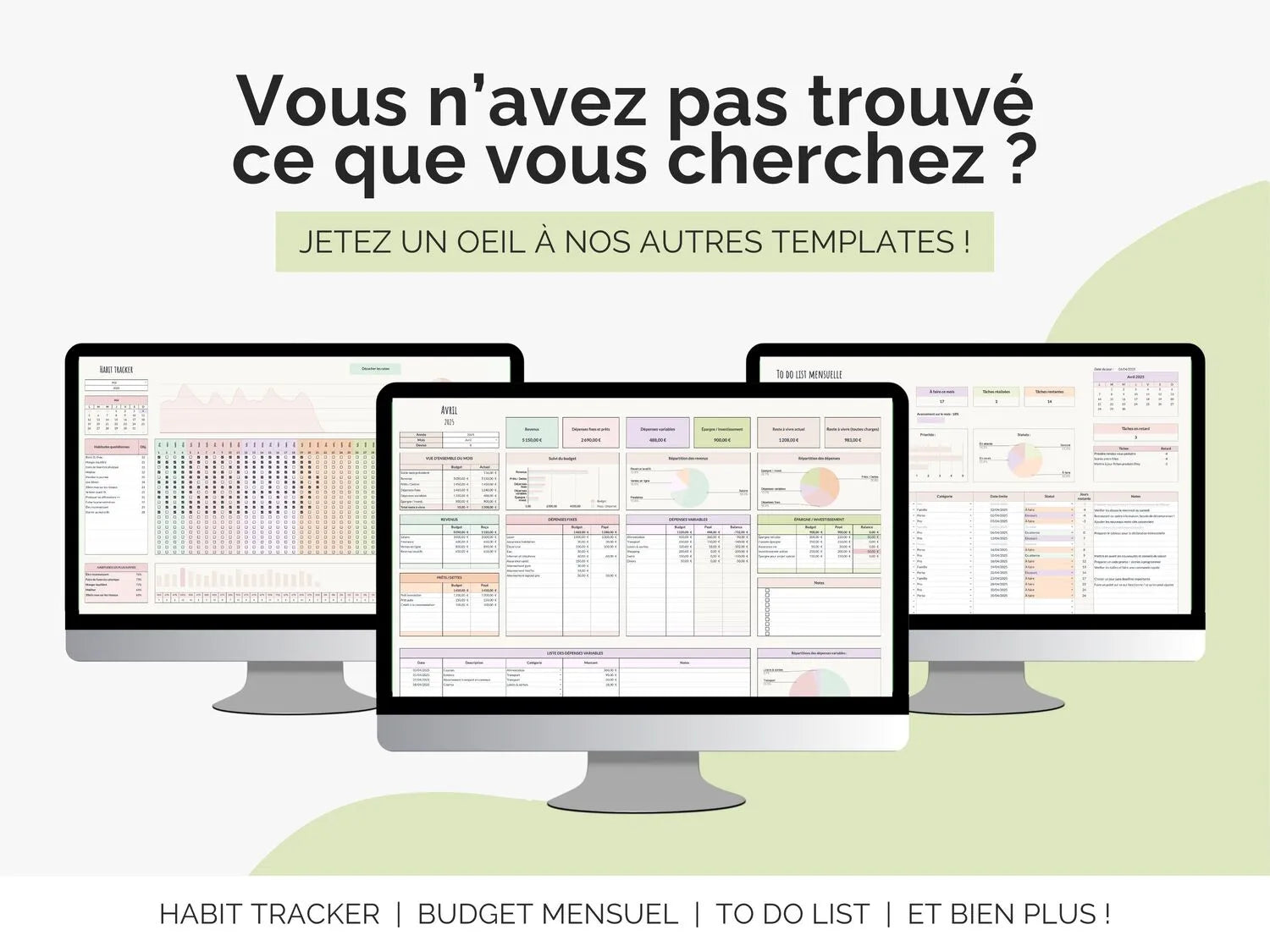 Découvrez tous nos templates Google sheets