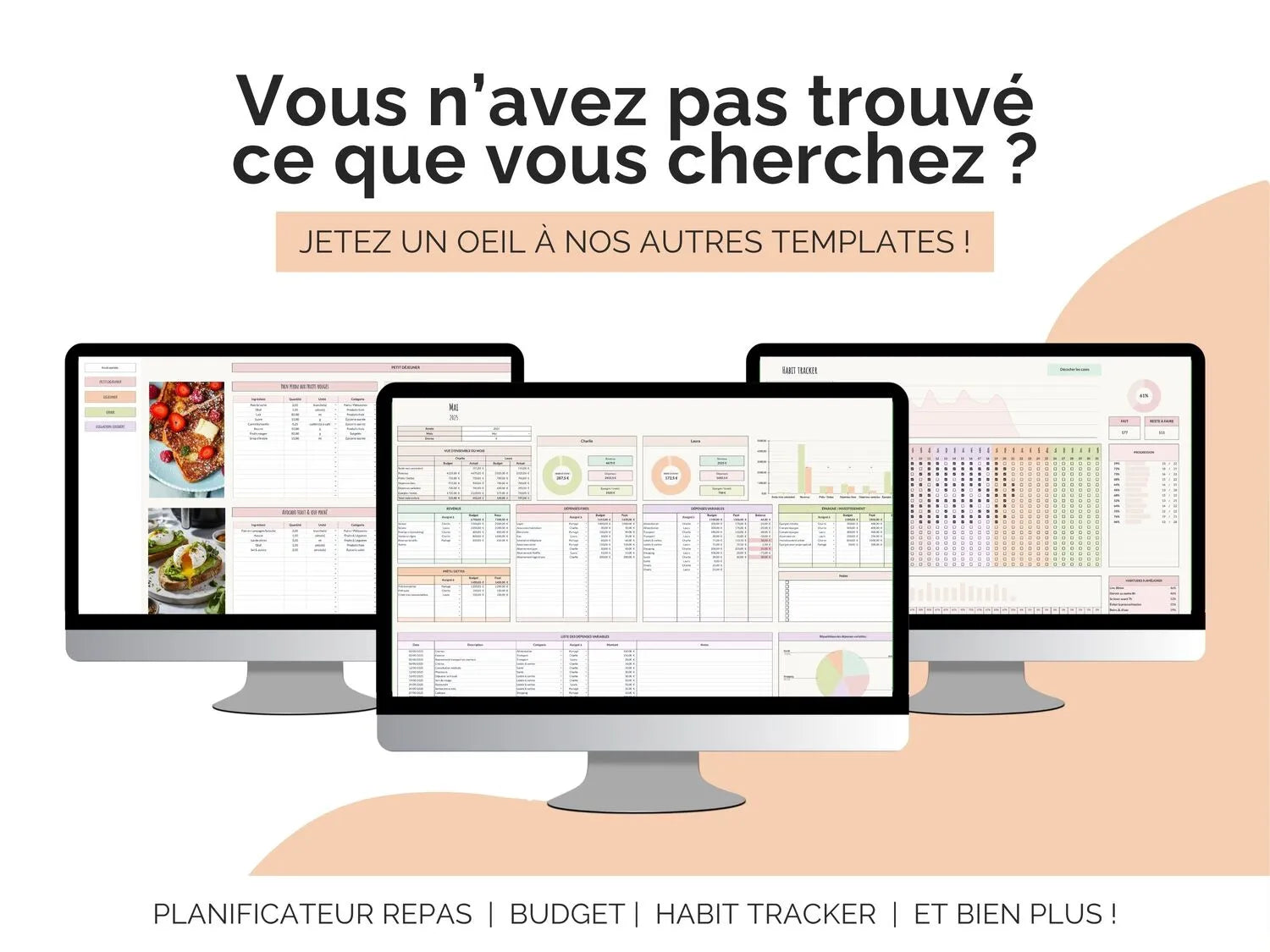 Vous n’avez pas trouvé ce que vous cherchez ? Jetez un oeil aux autres templates