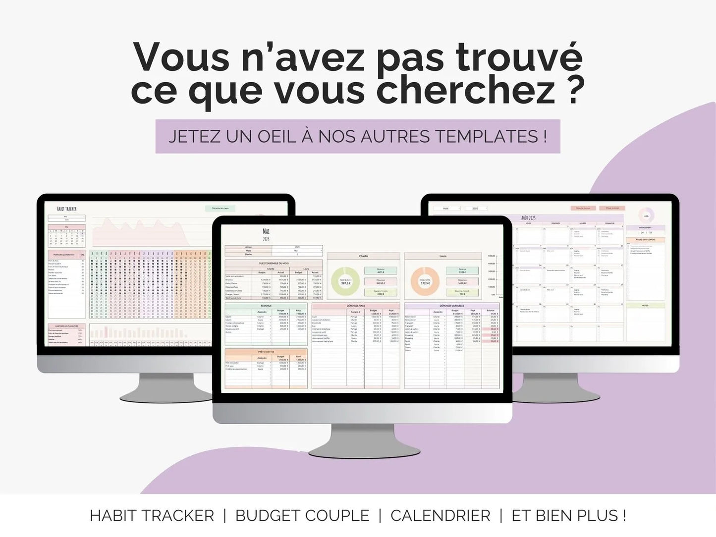 Vous n’avez pas trouvé ce que vous cherchez ? Jetez un oeil à nos autres templates