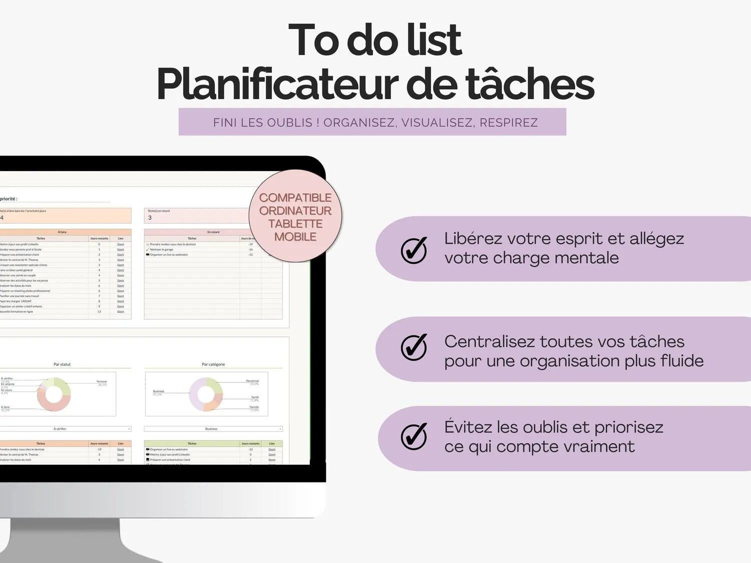 Libérez votre esprit et allégez votre charge mentale avec la to-do list en ligne