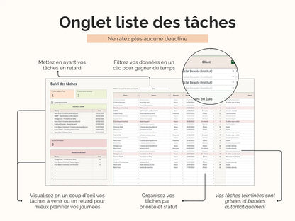 Suivi client freelance entrepreneur