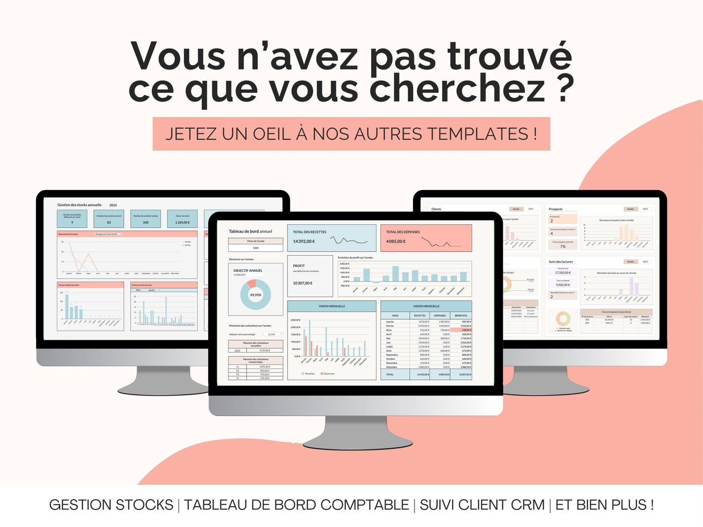 Vous n’avez pas trouvé ce que vous cherchez ? Jetez un oeil à nos autres templates