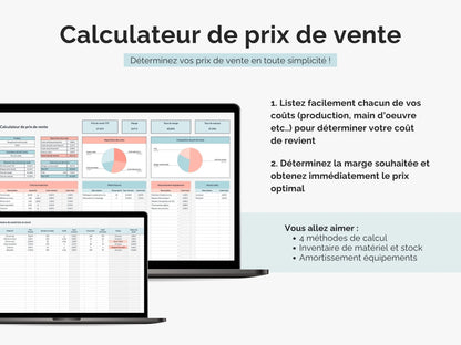 Calculateur de prix de vente : déterminez votre coût de revient et vos prix en toute simplicité !