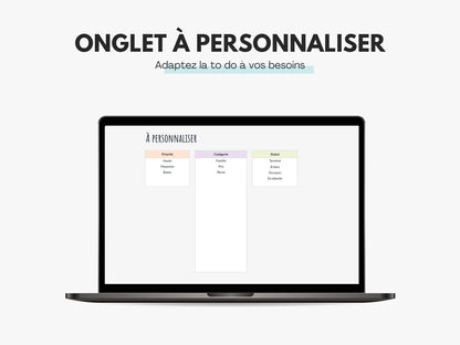 Personnalisez votre to do list Google sheets